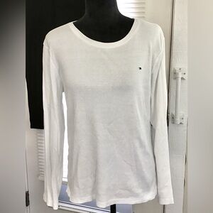 Tommy Hilfiger White Long Sleeve T-shirt Sz. XL
